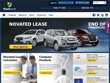 Tablet Screenshot of fleetcare.com.au